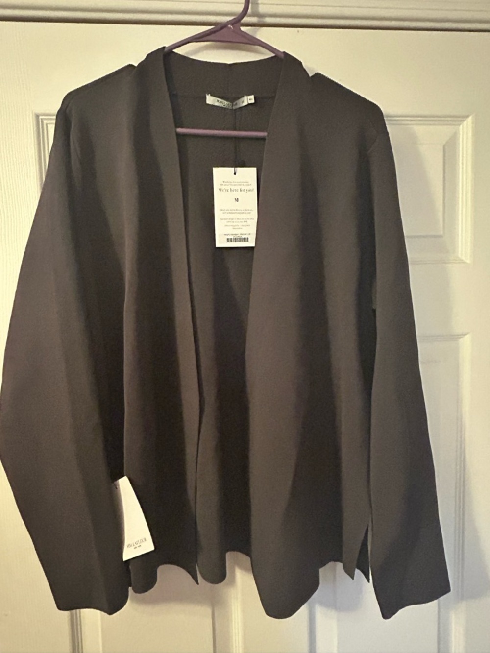 MM LaFleur Woolf 2.0 Jardigan in Charcoal 2X